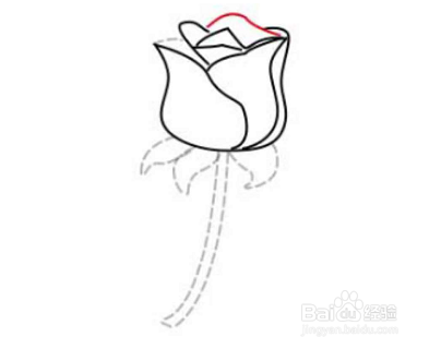 简笔画如何画玫瑰花
