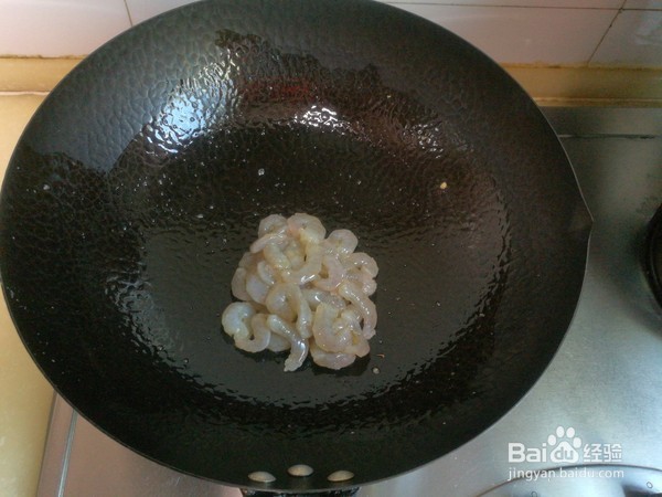 如何制作韭苔鸡蛋炒虾仁
