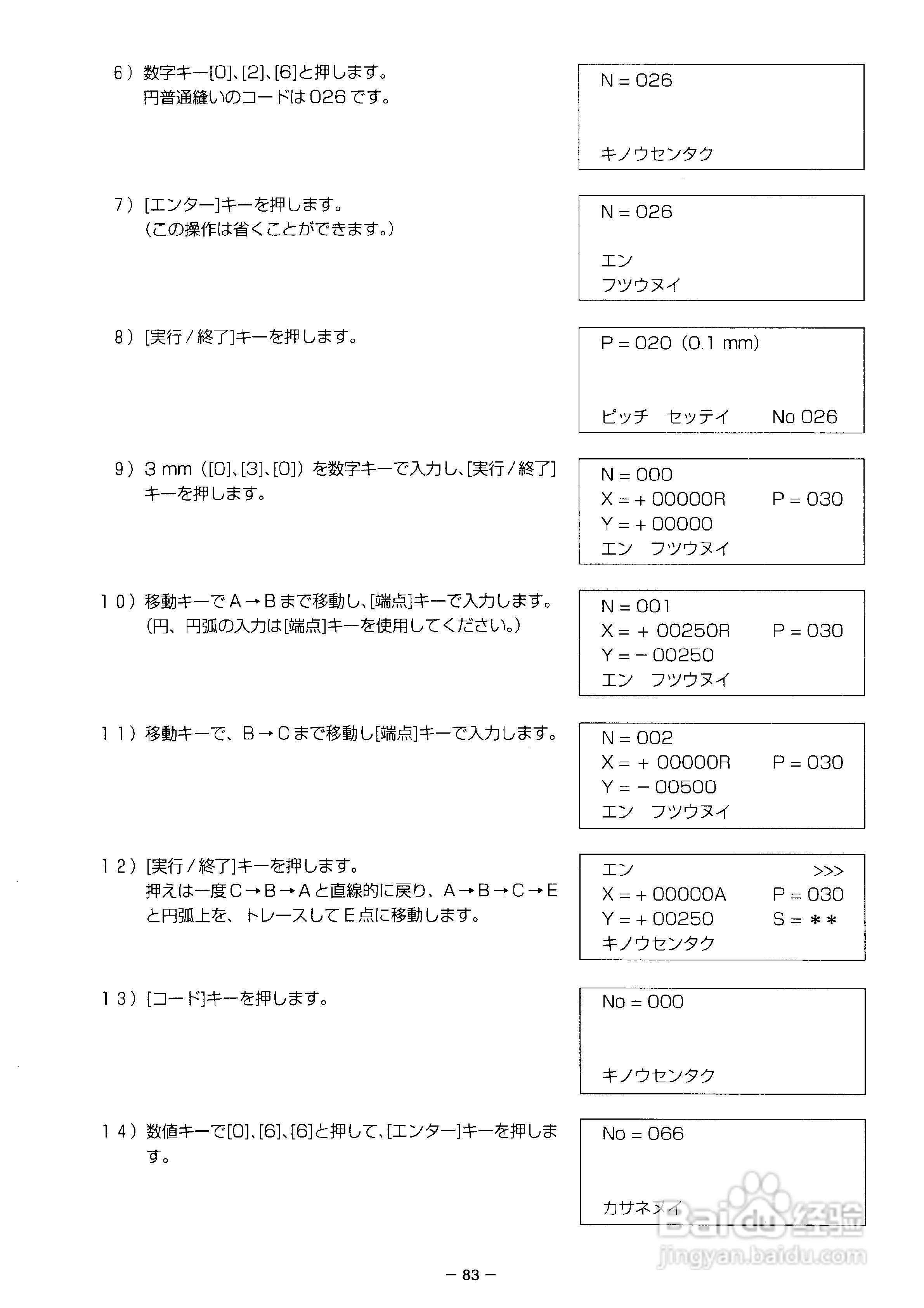 JUKI AMS-2150D花样机使用说明书:[10]