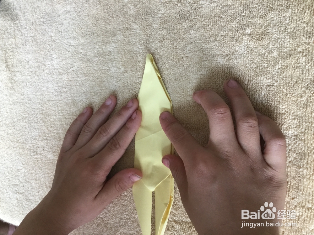 手工折纸怎么折出千纸鹤