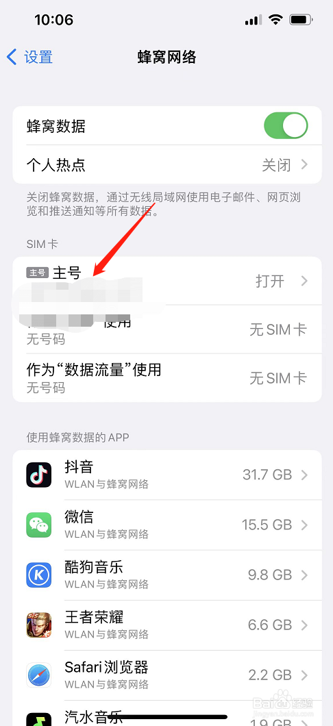 苹果手机开启5G网络