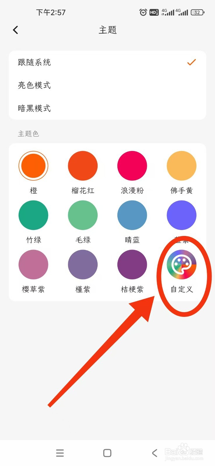 一叶日记APP如何自定义主题颜色？