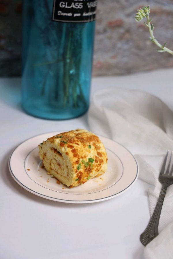 肉松葱香蛋糕卷