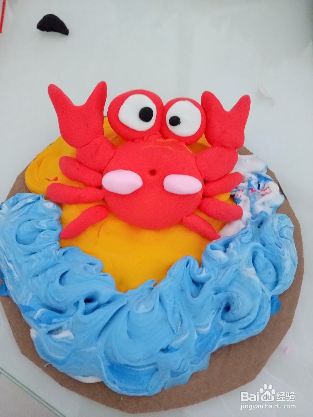 超轻黏土制作沙滩螃蟹