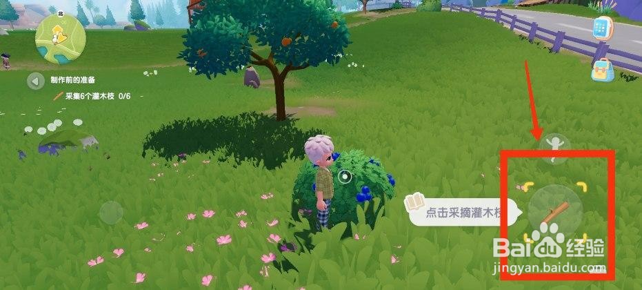 心动小镇采集灌木枝攻略