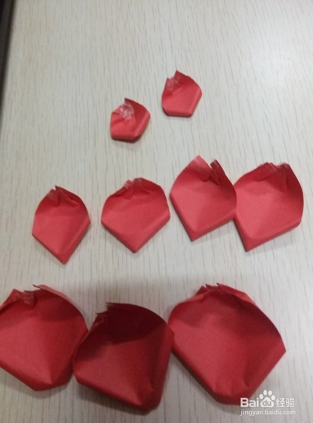 纸质仿真玫瑰制作方法
