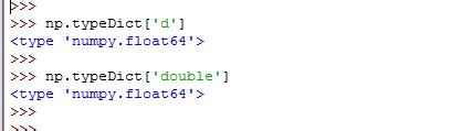 numpy函数：[5]dtype数组元素类型
