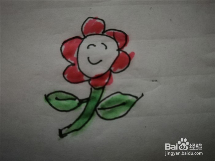 怎么样用简笔画画画花