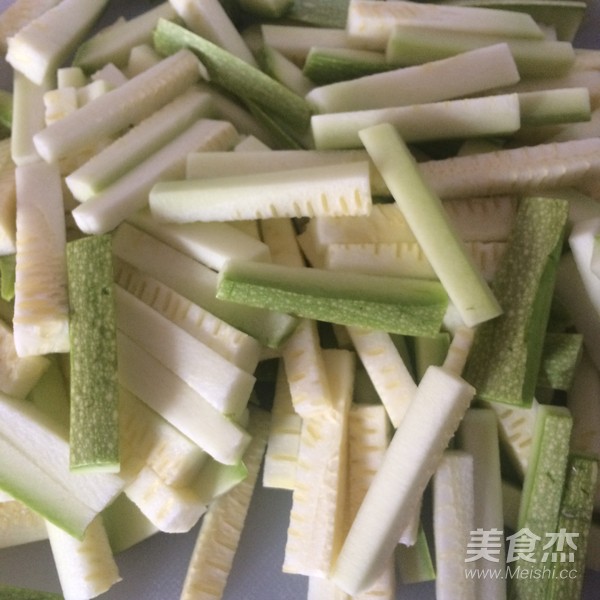 西葫芦小炒的做法
