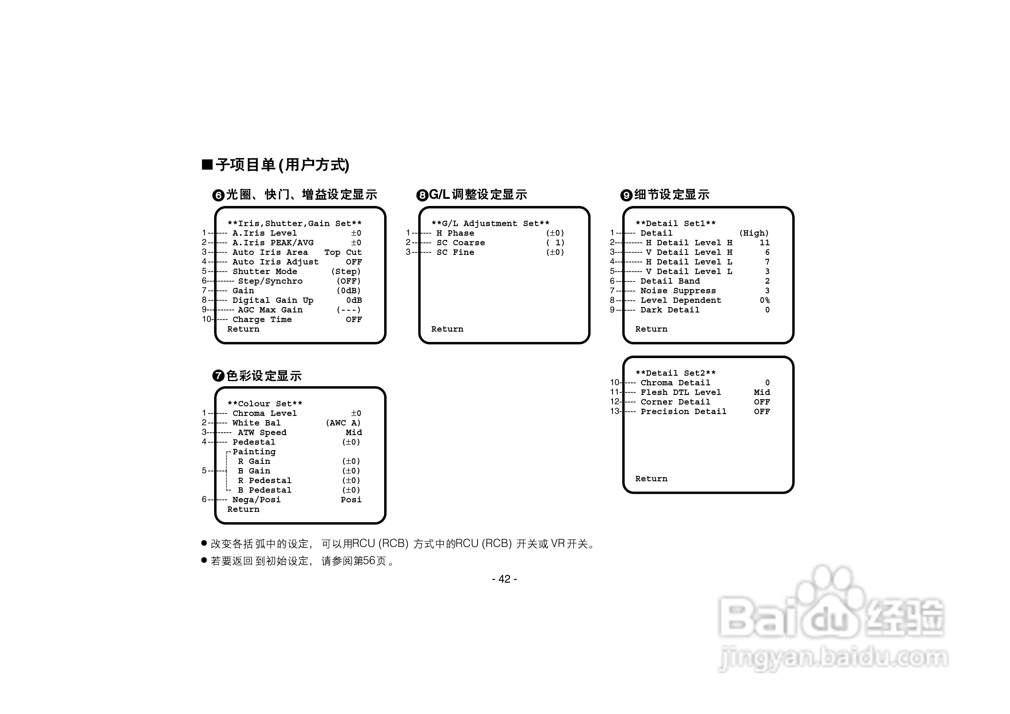松下AW-E750数码摄像机说明书:[5]