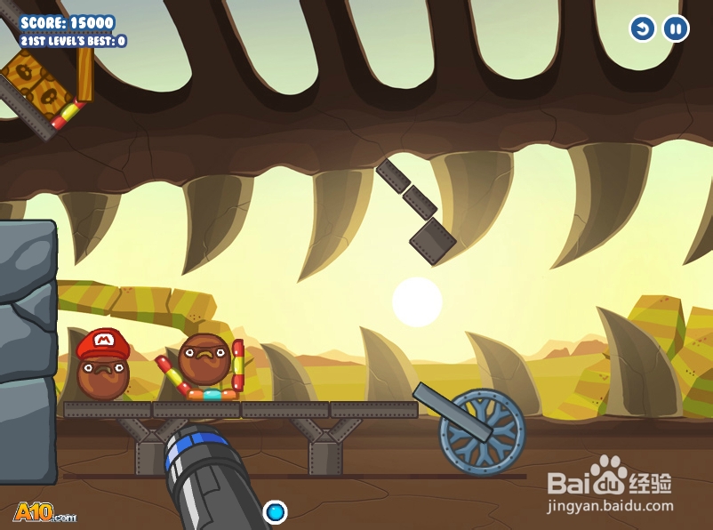 风靡全球页游之炮击来敌全攻略：[21]二十一关