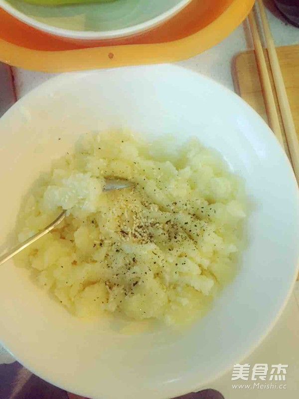 虎皮尖椒土豆泥