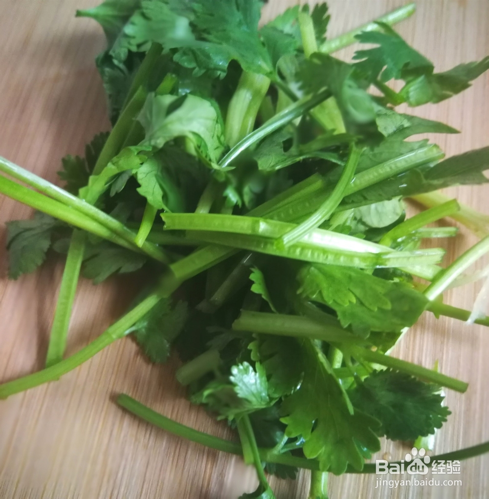 香菜鸡蛋汤的做法