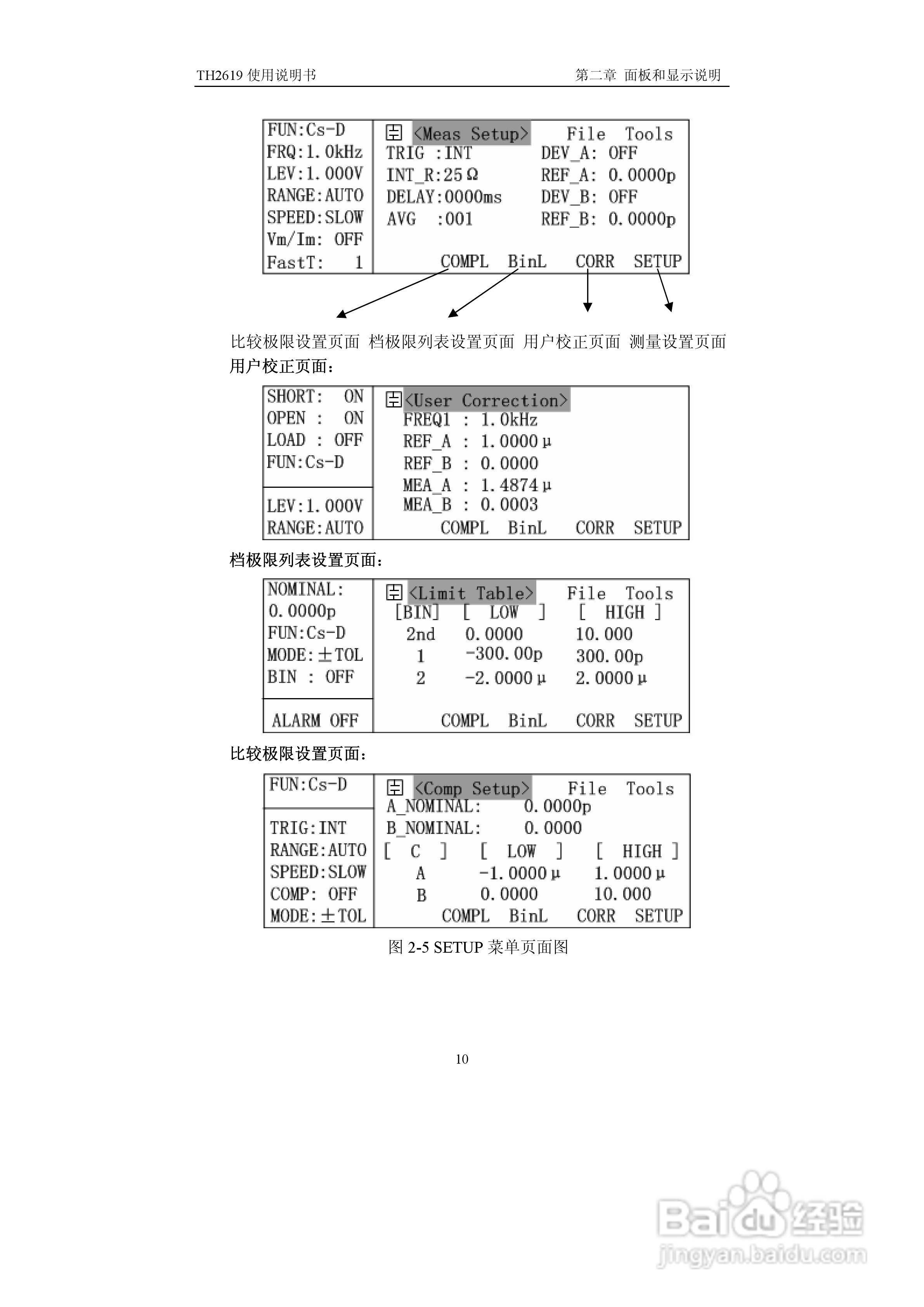 锦流源电子TH2619大电容测试仪说明书:[2]