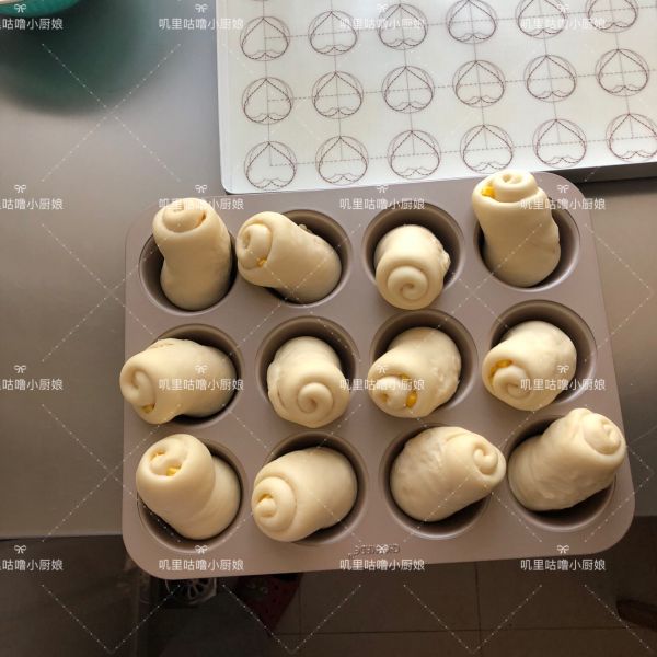 随心所欲的玉米芝士小餐包