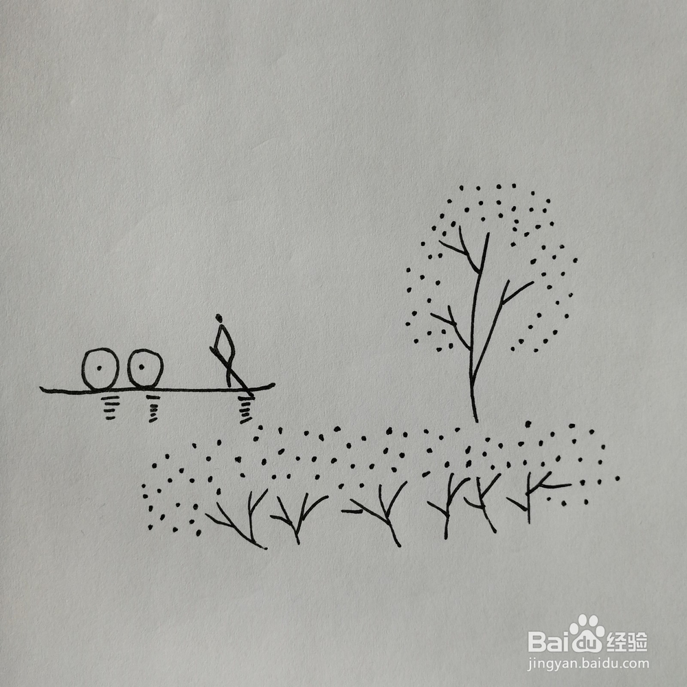 如何绘画桂林象鼻山简笔画？