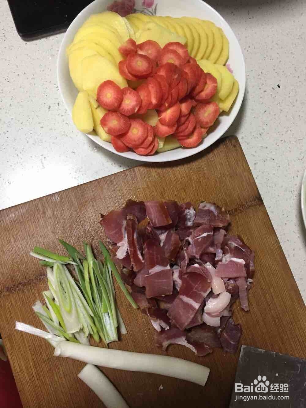好吃的腊肉土豆片家常做法