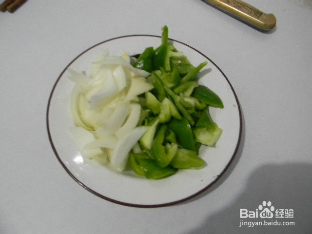 美味小炒洋葱青椒炒猪肝