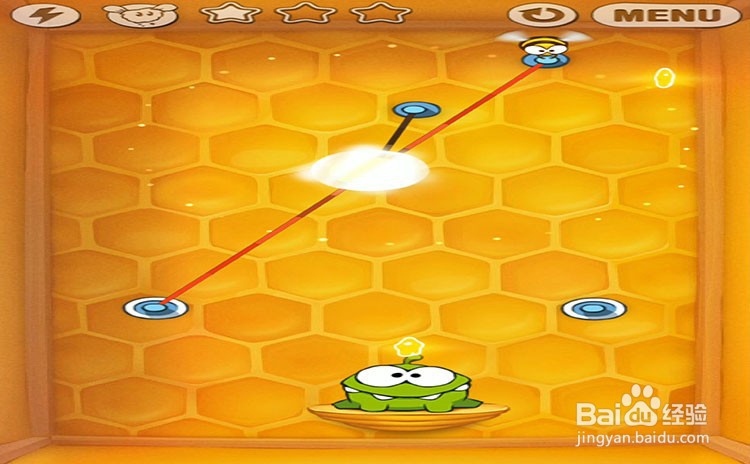 手机游戏割绳子level10-13三星攻略