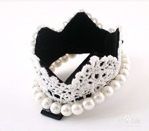 教你做蕾丝皇冠发卡