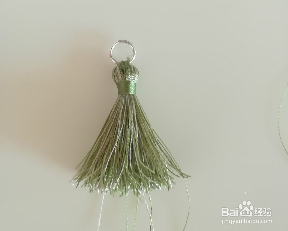 做杂色流苏的方法