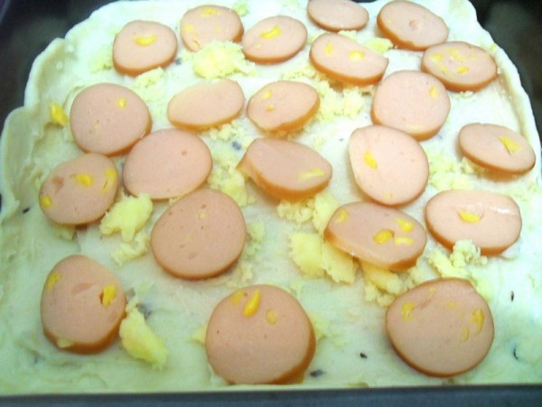 方形培根香菇披萨