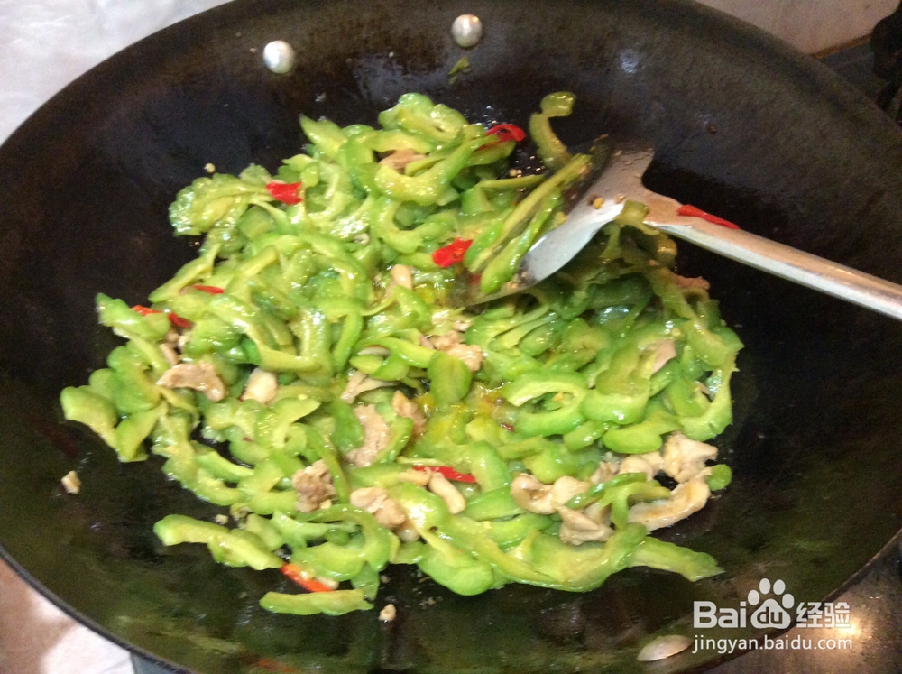 苦瓜滑鸡片的做法