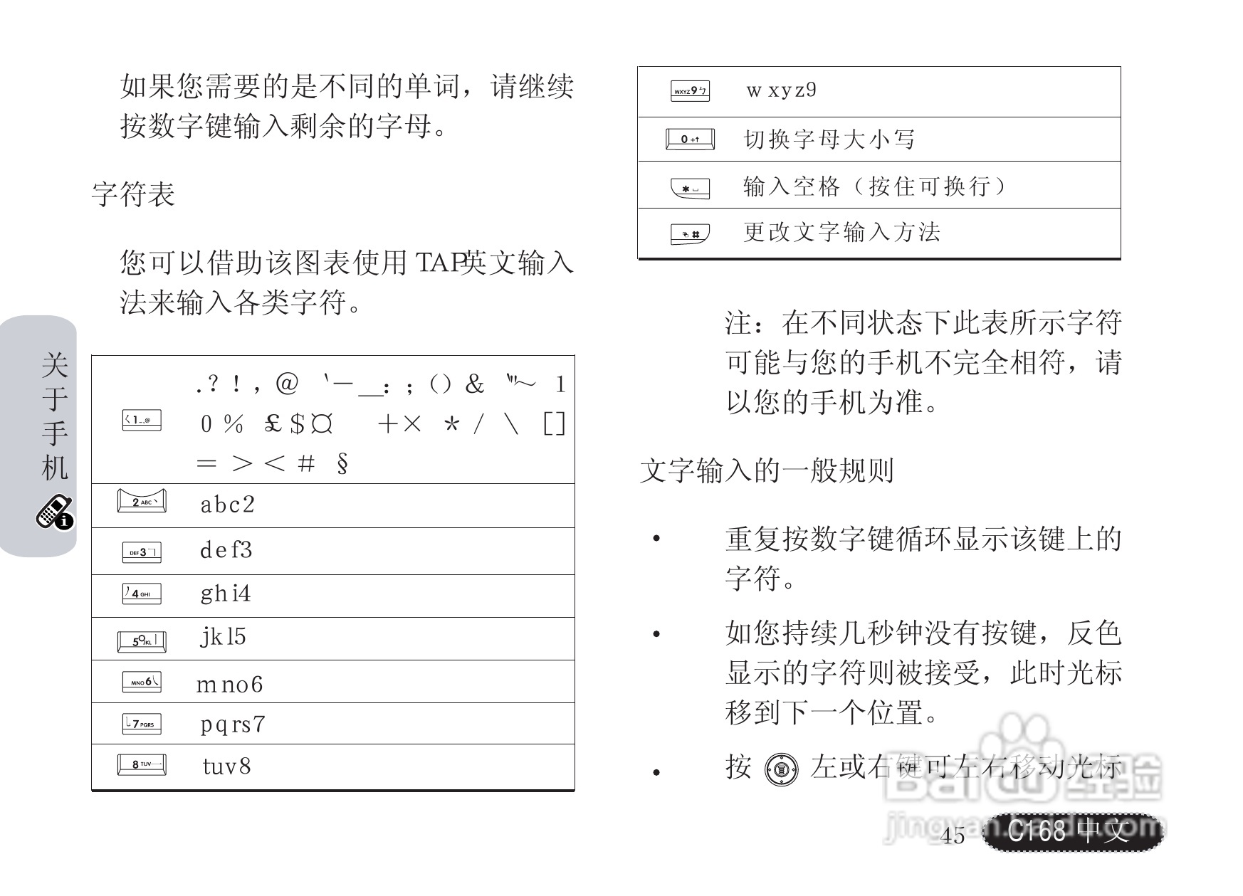 摩托罗拉C168手机使用说明书:[5]