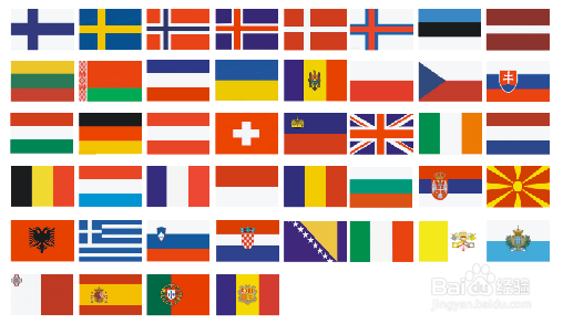 不同国家的国旗简笔画图片