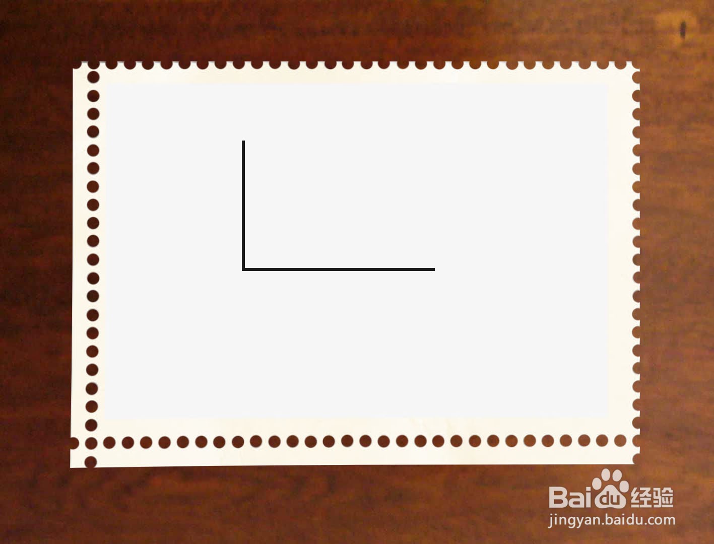 开口向上直角怎么画