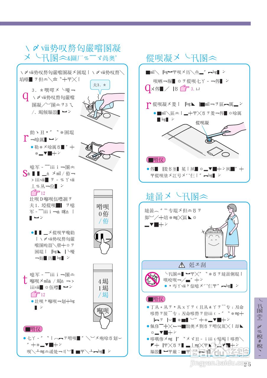 日立 NW-8S3电动洗衣机说明书:[5]