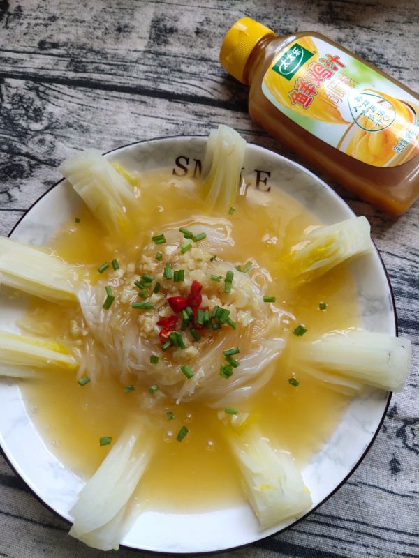 鸡汁粉丝娃娃菜