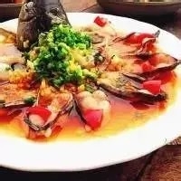 清蒸孔雀开屏鱼---