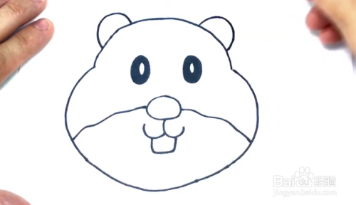 少儿简笔画——如何用彩笔一笔一笔画田鼠?