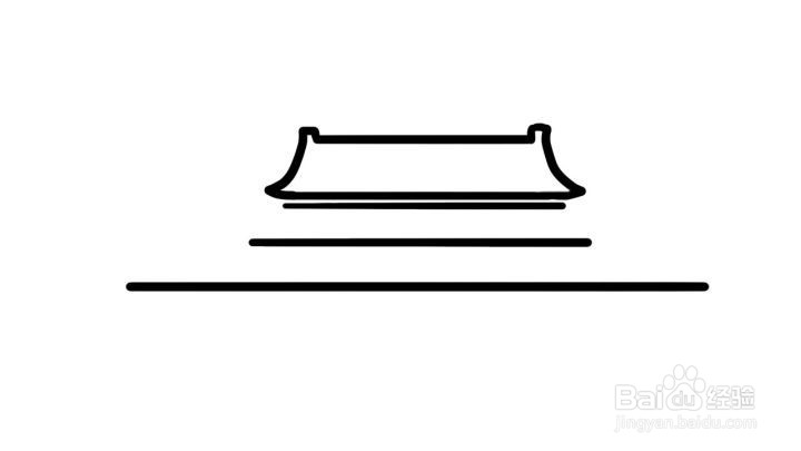 北京天安门简笔画