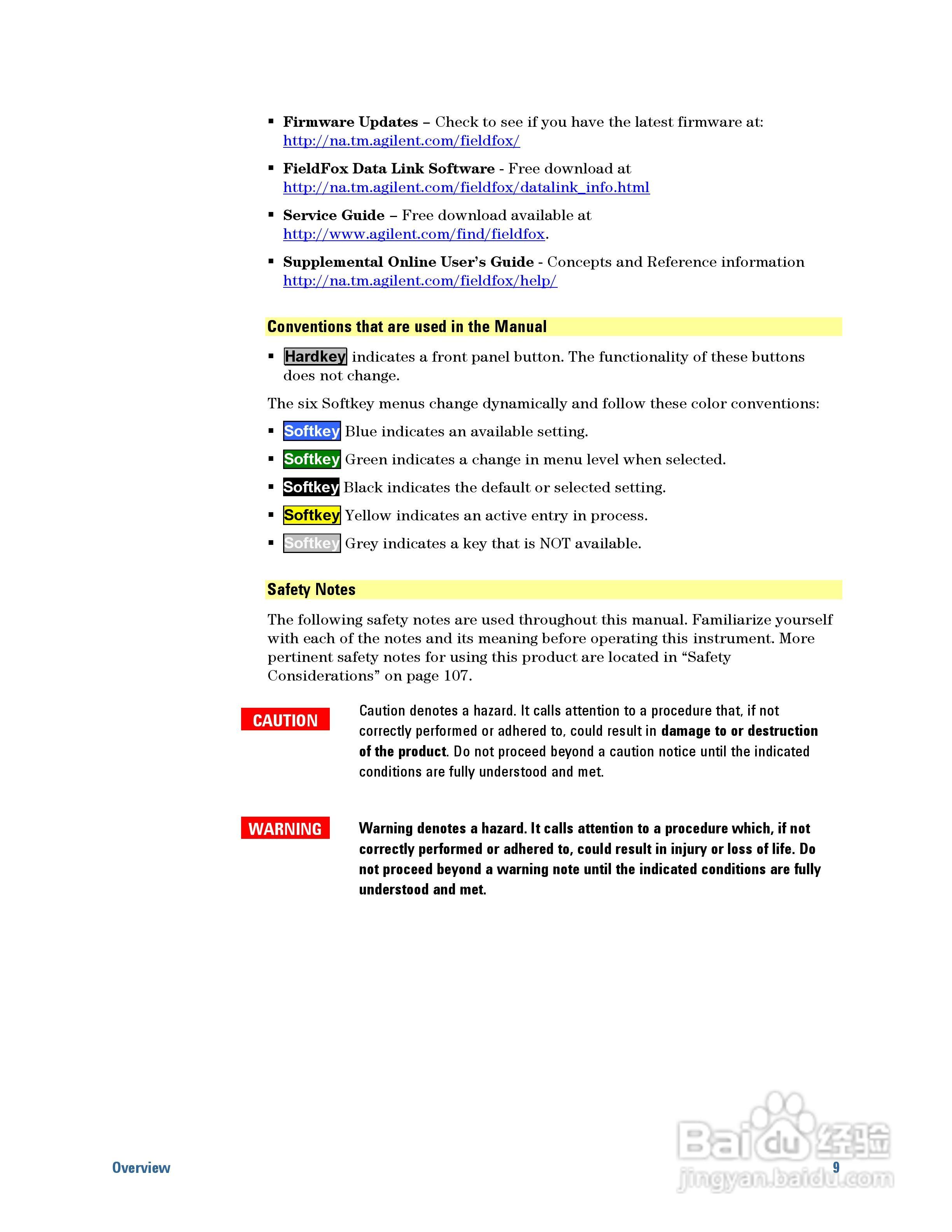 N9923A型Fieldfox手持式RF向量网路分析仪操作手册:[1]