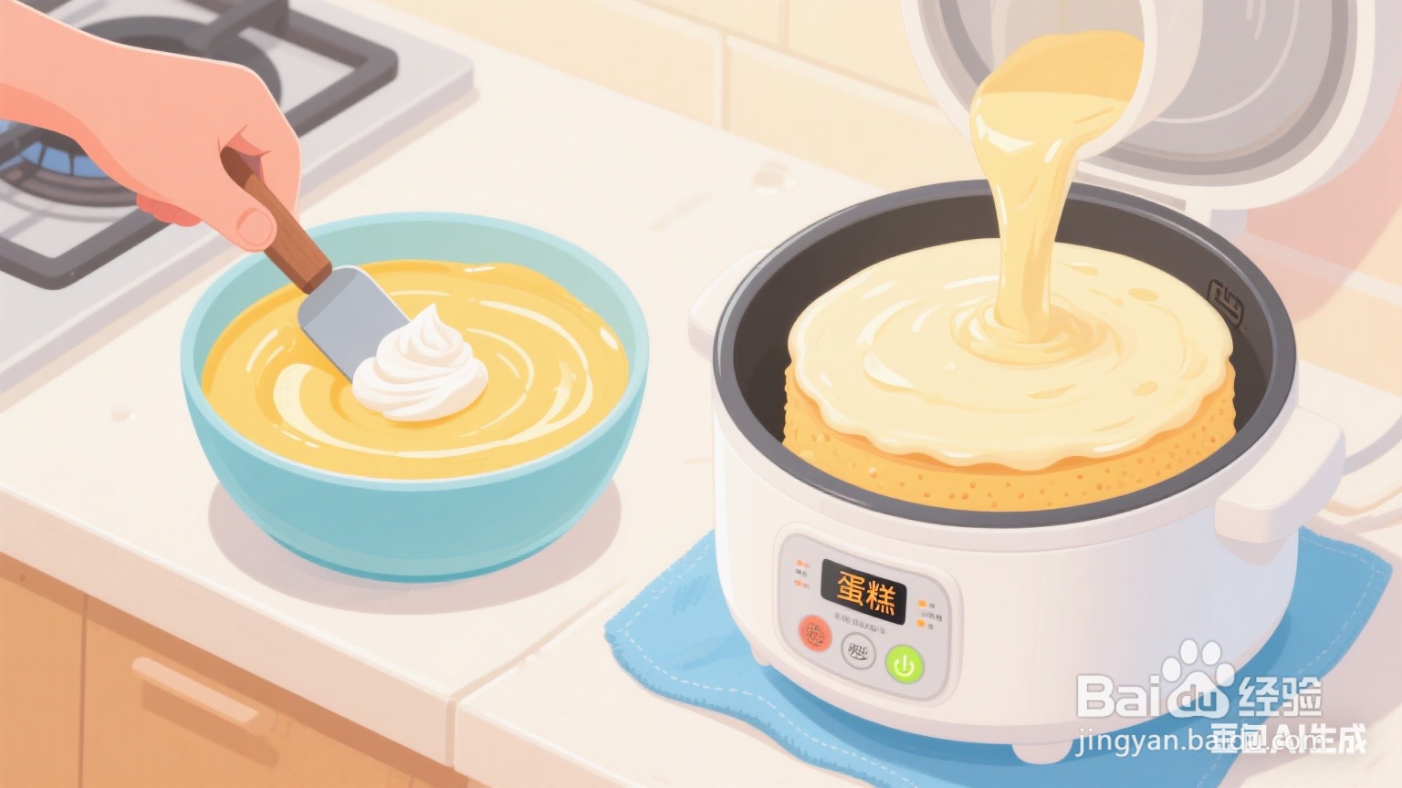 如何在家做蛋糕