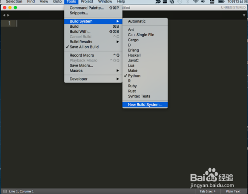 Sublime Text 3怎么运行JavaScript Mac版