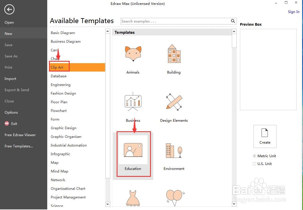 如何在Edraw Max中创建幼儿园教学场景图