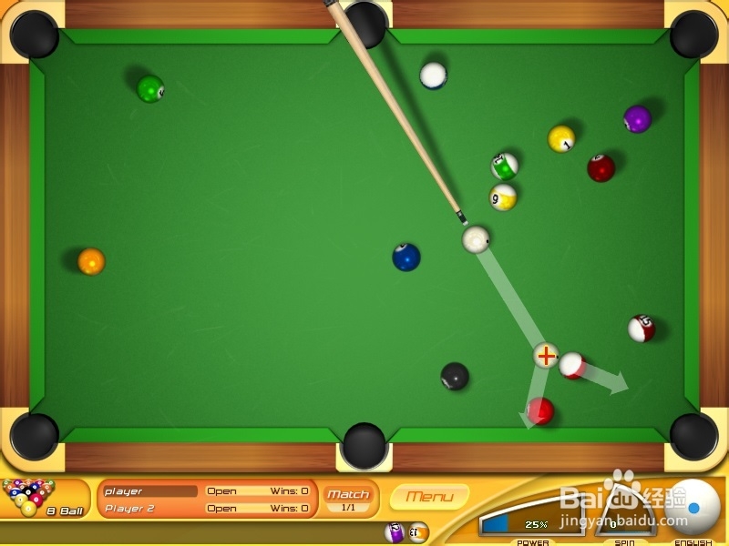 台球快速入门：[9]进球瞄准方法