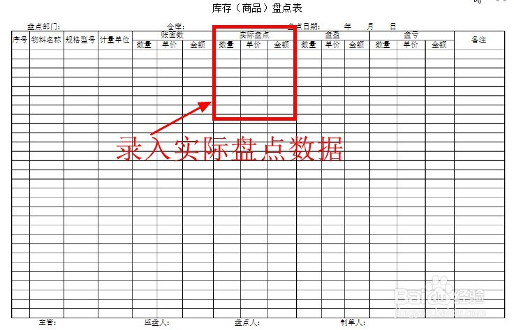 仓库盘点的基本流程