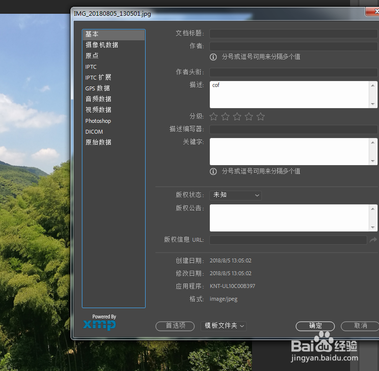 ps设置版权信息教程