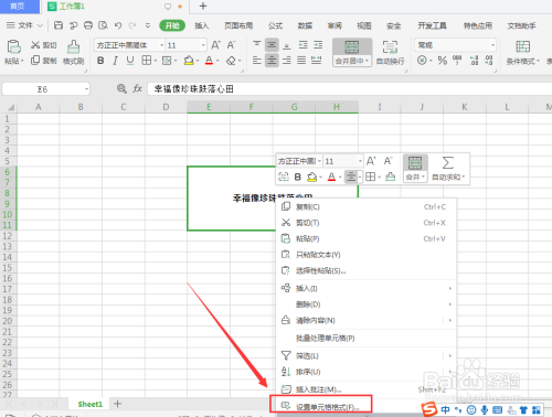 WPS表格中如何设置文字的对齐方式