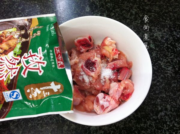 孜然杏鲍菇烤鸡腿