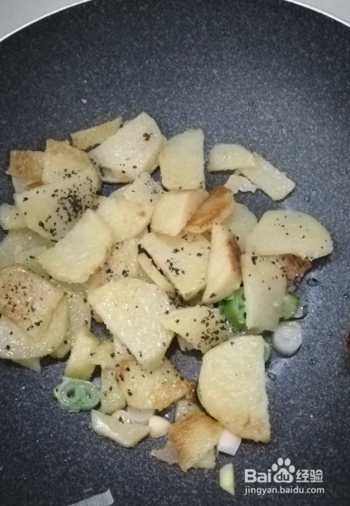 教你做黑芝麻土豆片