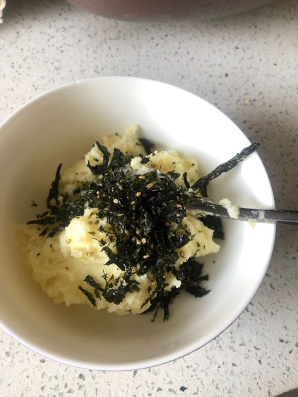 海苔土豆泥配牛排