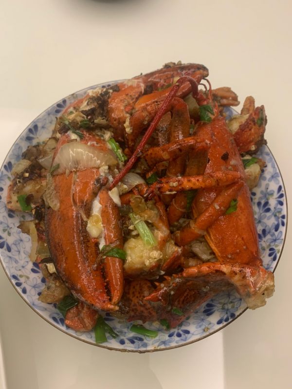 黄油海盐微焗波士顿龙虾