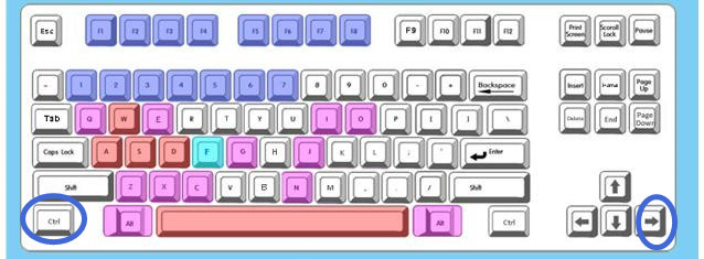 excel如何快速到达表单的最左边或最右边