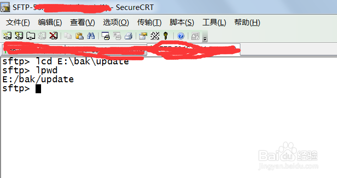 使用SecureCRT如何进行文件上传