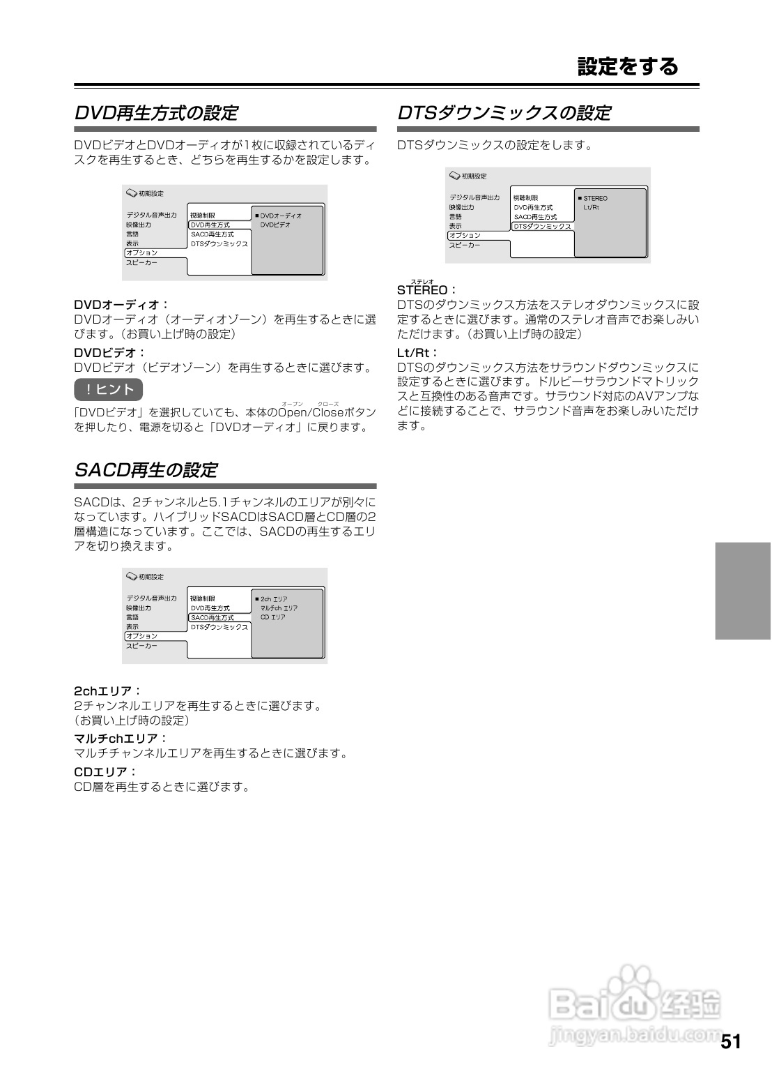 INTEGRA DPS-6 DVD播放机使用说明书:[3]
